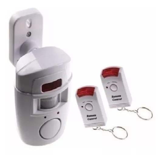 Conjunto de Alarme com Sensor Infravermelho + 2 Controles Remotos