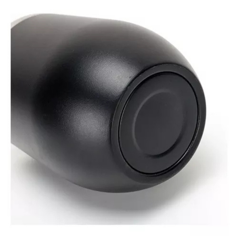 Copo Cuia Térmico Inox com Tampa Antivazamento (360 ml) – Preto