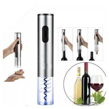 Abridor de Vinho Automático Saca Rolhas Elétrico LED
