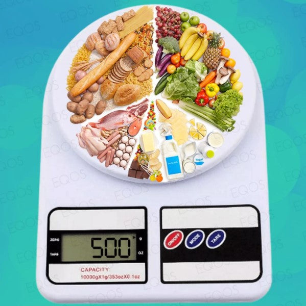 Balança Digital de Cozinha Precisão Até 10kg - Nutrição e Dieta