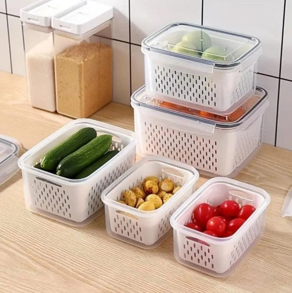 Conjunto Hermético para Alimentos (3 Potes com Tampa) – BM-F1040