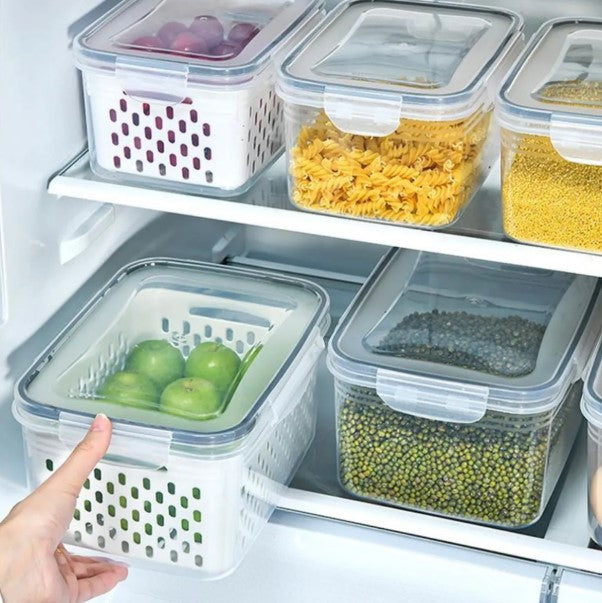 Conjunto Hermético para Alimentos (3 Potes com Tampa) – BM-F1040