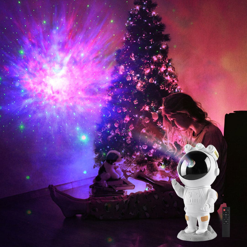Mini Projetor Astronauta Luz Estelar com Controle Remoto – BM-F927