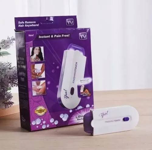 Depilador Elétrico Removedor de Pêlos – Roxo/Branco