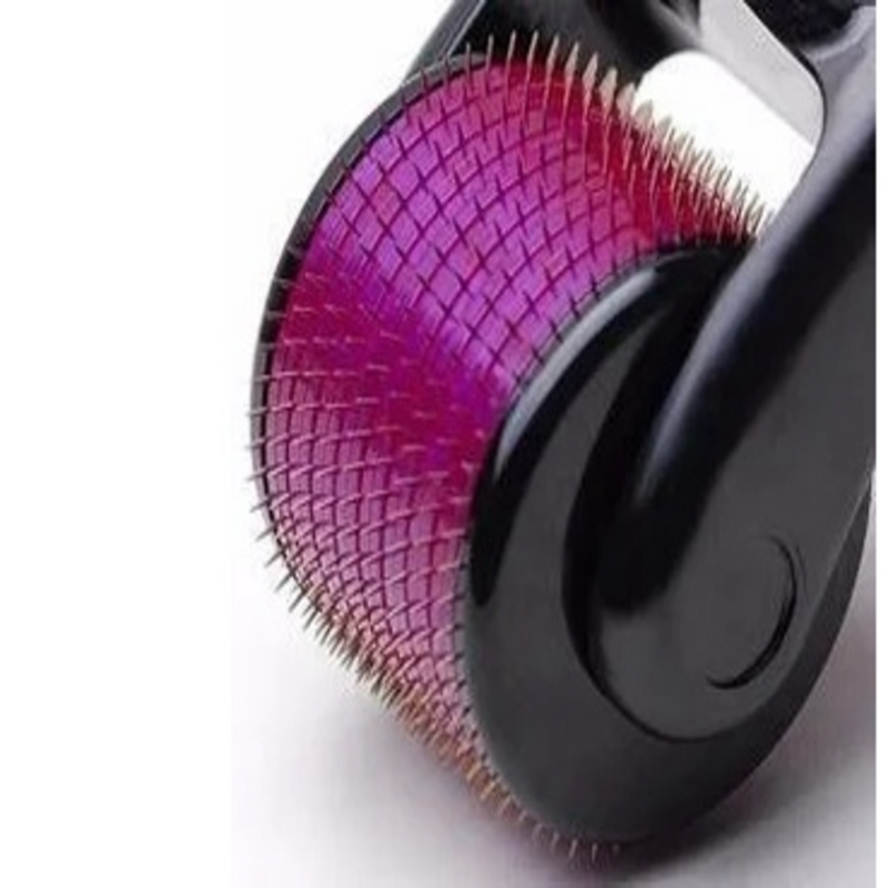 Dermaroller Rolo com Microagulhas Anti Rugas 1mm